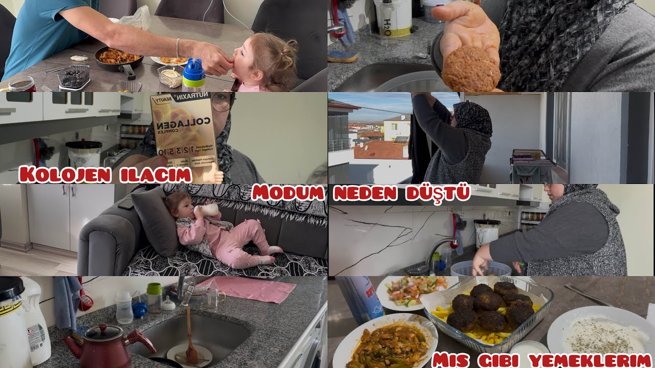 ⁉️ YİNE AĞRILARIM VAR 🤷🏼‍♀️ MARATONLU BİR GÜNDEN ❌KÖFTELERİMİ DE YAPTIM İYİ SEYİRLER CANLARIM ❤️