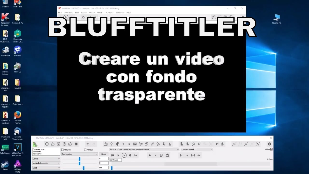 👻 BluffTitler e background trasparente 👻