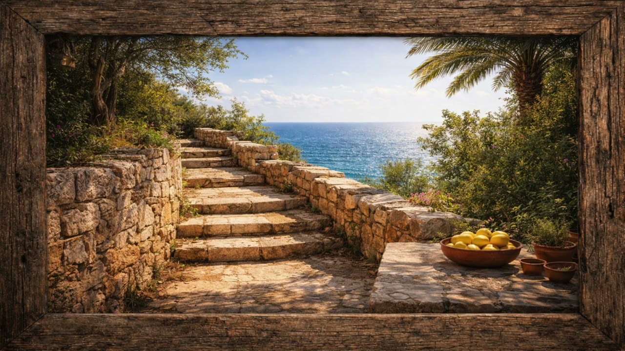 1 Hour | Frame Art  |TV Screen| 4K | still world #siciliacoast