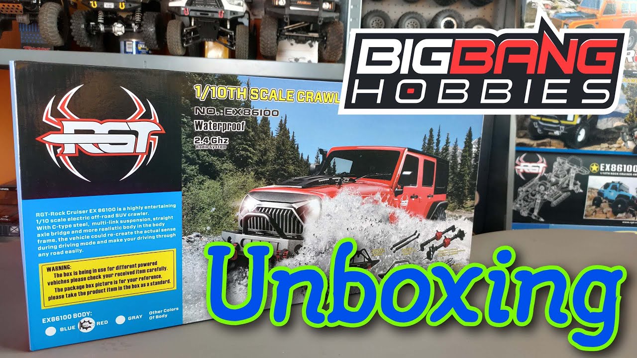 RGT Cruiser EX86100 Crawler RC RTR Unboxing en español