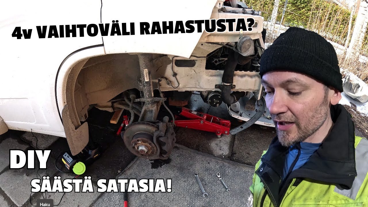 Jakopääremontti Matkailuautoon Fiat Ducato 2.3 Multijet. TEE SE ITSE- Ilman erikoistyökaluja.