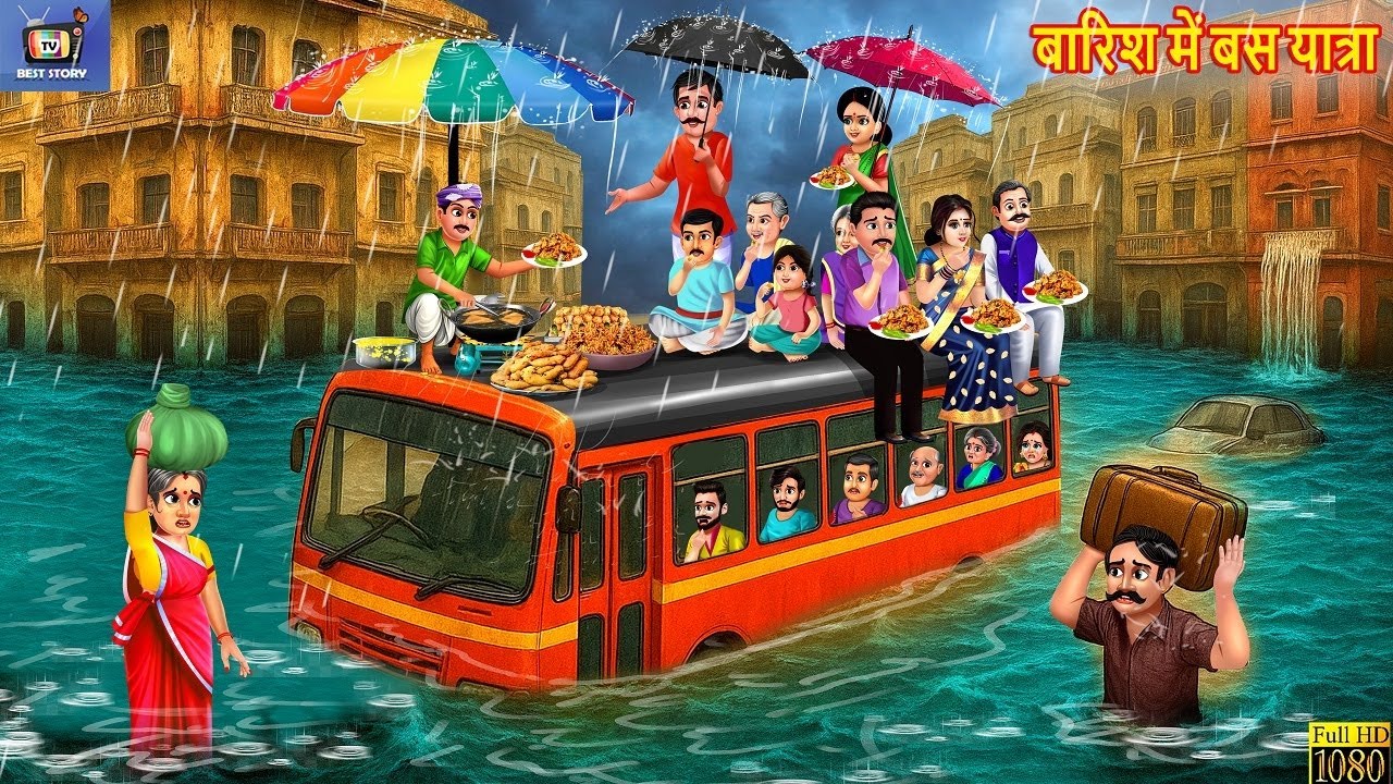 बारिश में बस यात्रा | Barish Me Bus Yatra | Hindi Kahani | Moral Stories | Hindi Story | Kahaniyan