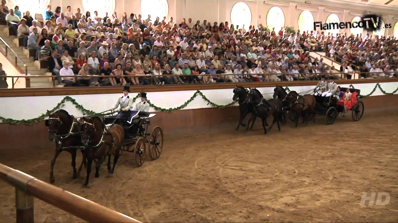 Enganches en la Real Escuela Andaluza de Arte Ecuestre - Feria del Caballo 2011