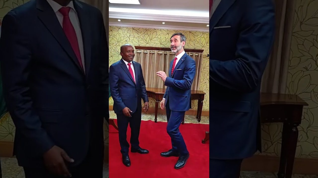 🤝 KINDIKI MEETS SLOVAKIA'S TOP DIPLOMAT  #africa #kenya #news #kenyantiktok #creatorsearchinsights