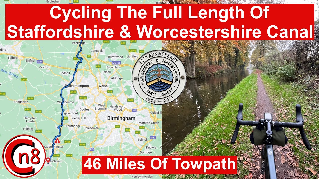 Cycling The Staffordshire & Worcestershire Canal. All 46 Miles!