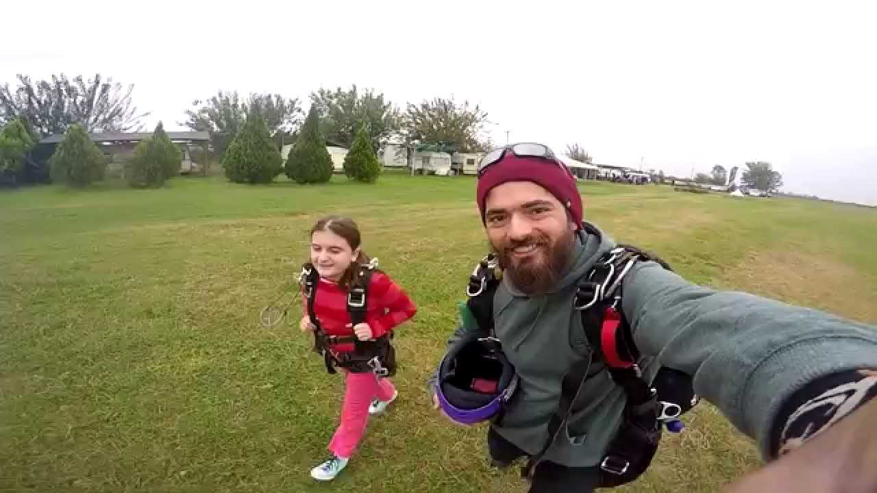 11 years old goes skydiving at Skydive Athens!!