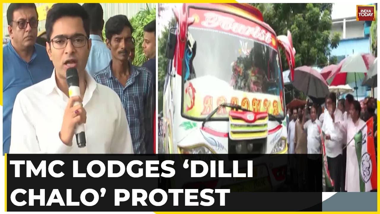 TMC Brings Protesters To Delhi, Abhishek Banerjee Skips ED Date To Lead Protest