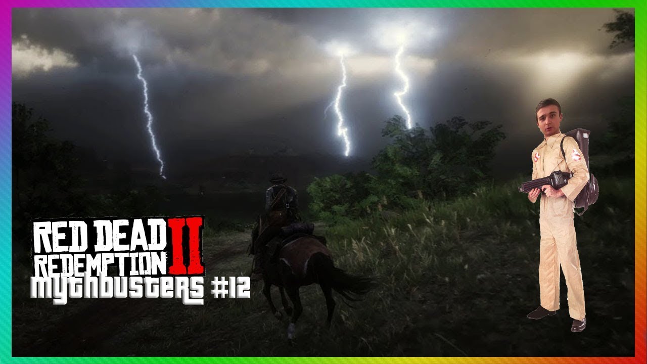 RDR 2 MythBusters #12 COLPITI da un FULMINE