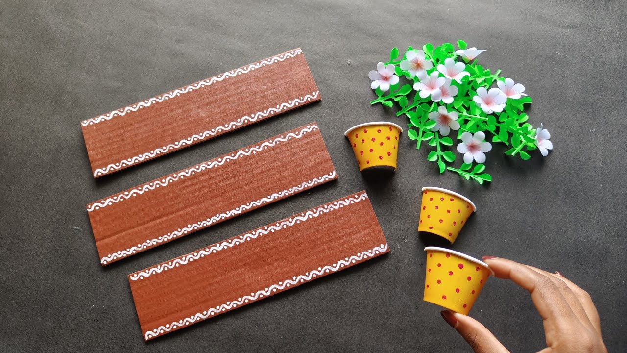Best out of waste cardboard || Home sweet Home craft idea || cute wall decor idea