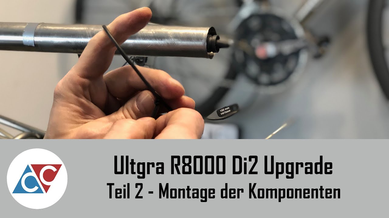 Ultegra R8000 Di2 Upgrade Montage der Komponenten