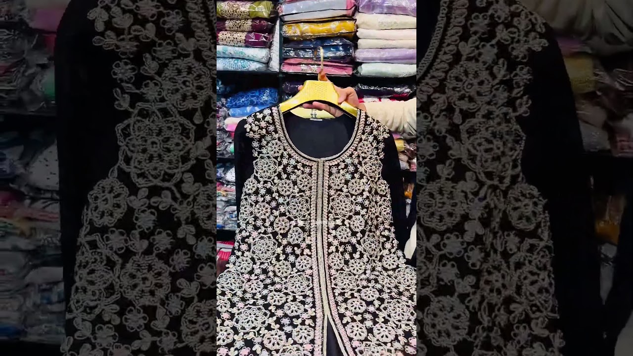 Eid special black designer suit 