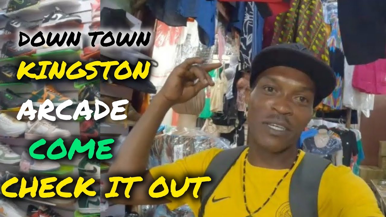DOWN A TOWN KINGSTON VISITED THE ARCADE WALKING THE STREET 🇯🇲