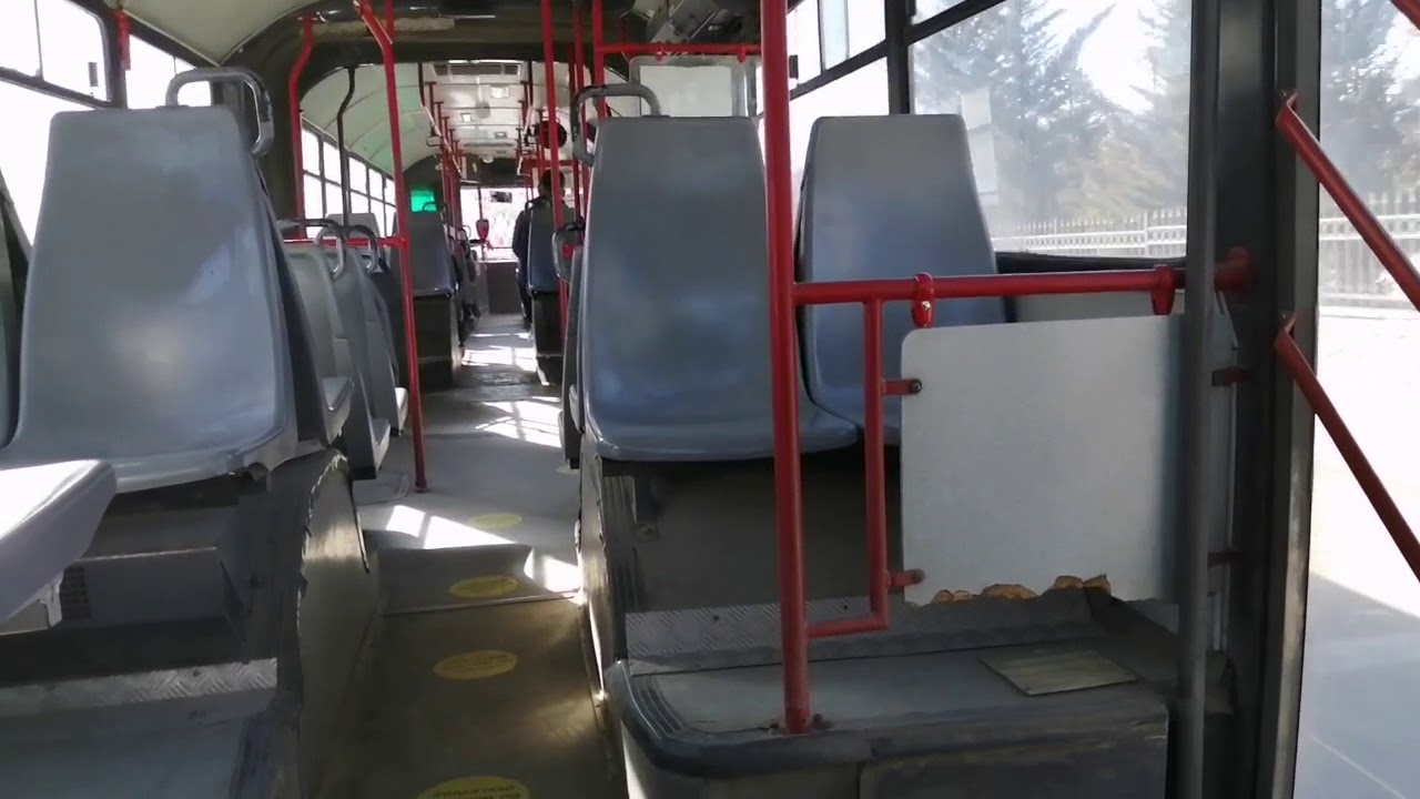 EGO' nun Mercedes o345k otobüsünün içinden seyir