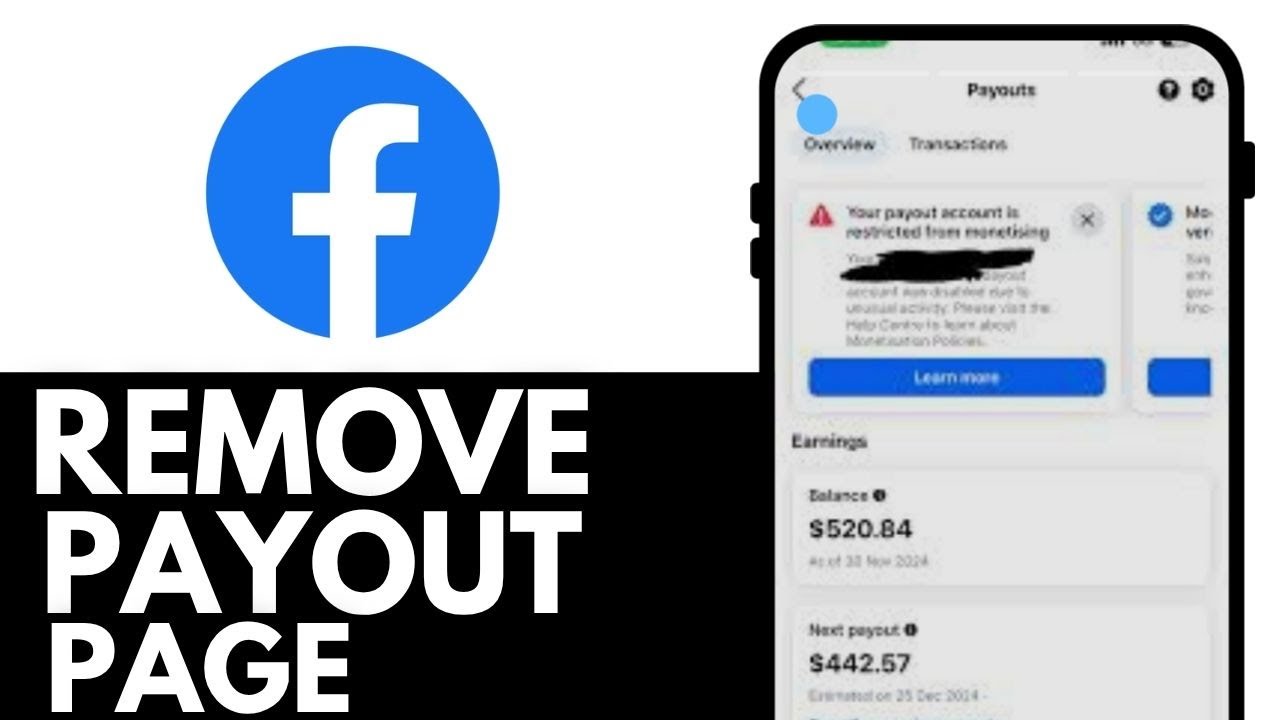How to Remove Payout Account in Facebook Page (Quick & Easy)