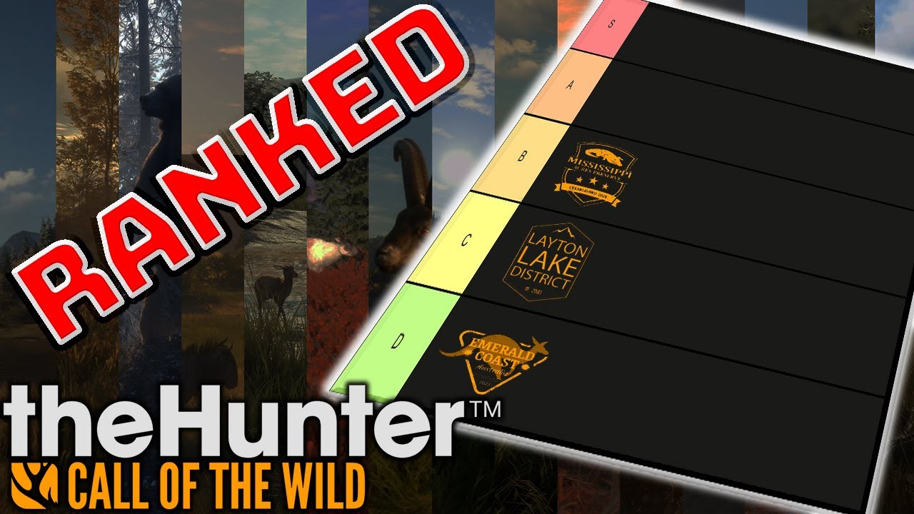 Рейтинг ВСЕХ КАРТ в theHunter: Call of the Wild