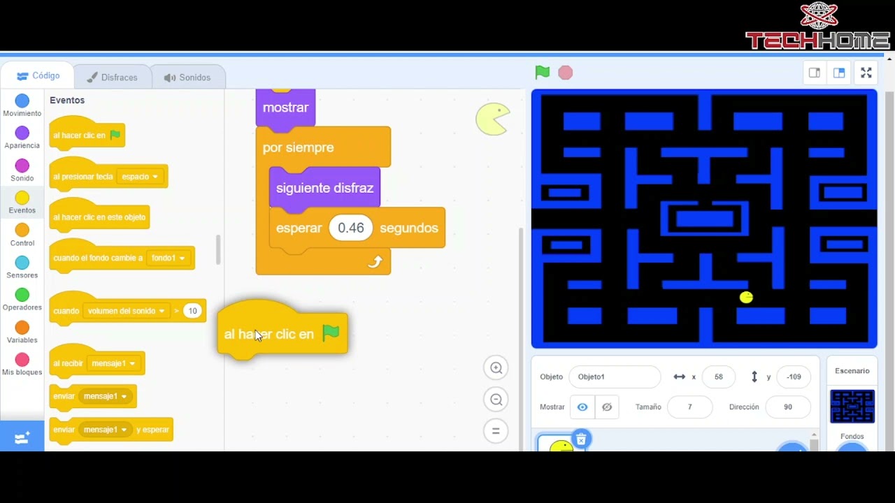 Como hacer a Pac - Man en Scratch 3.0 - Tech Home