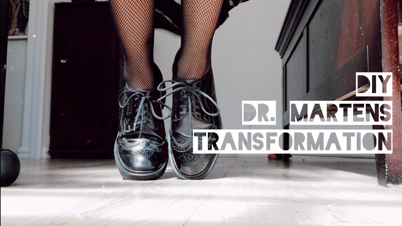DIY | How to Dye Leather Shoes | Transform Dr Martens
