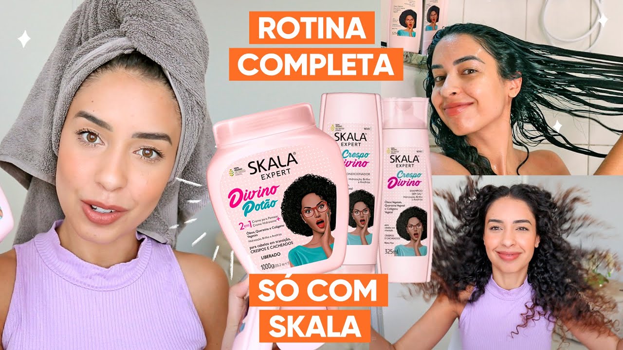 ROTINA CAPILAR COM DIVINO POTÃO DA SKALA | JULIANA LOUISE