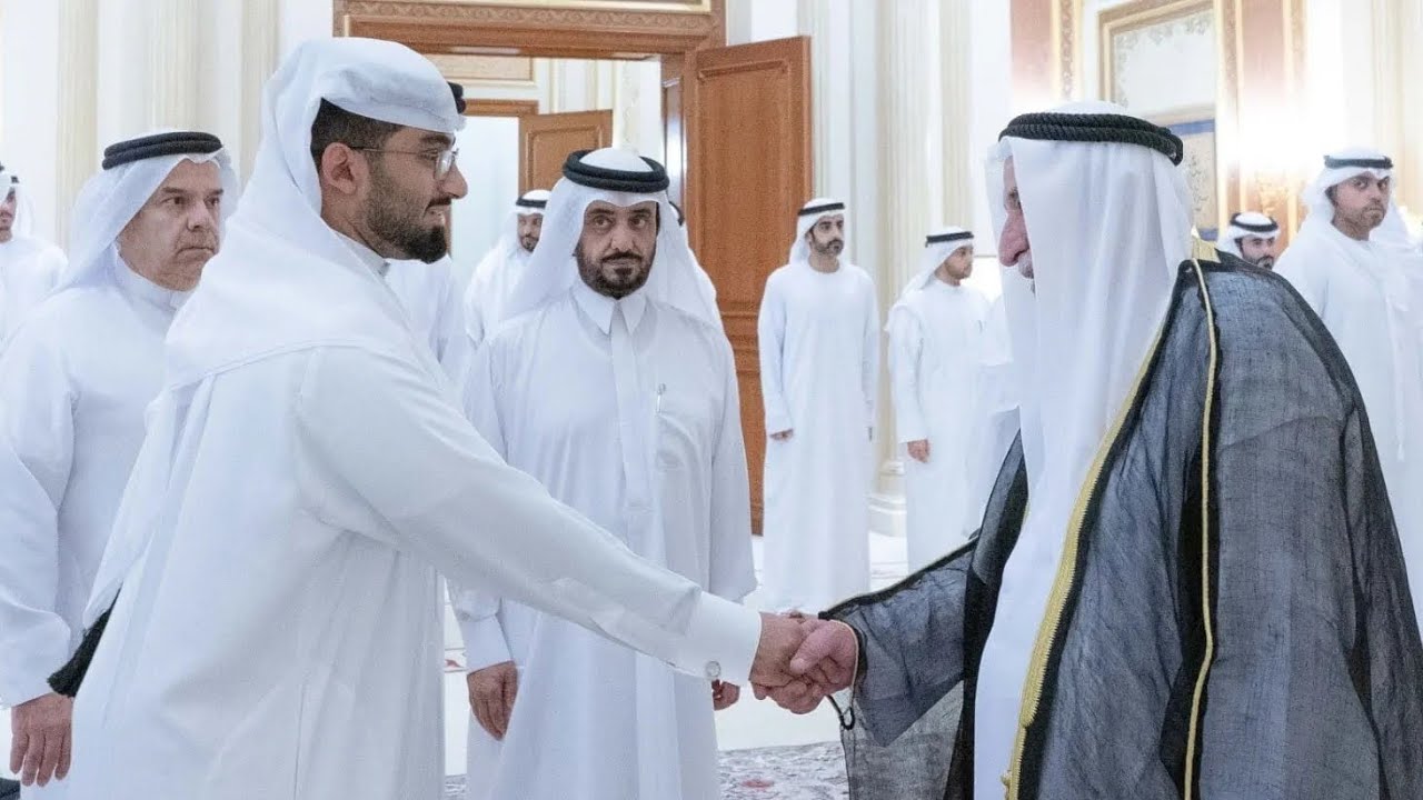 صاحب السمو حاكم الشارقة يستقبل المهنئين بشهر رمضان المبارك
