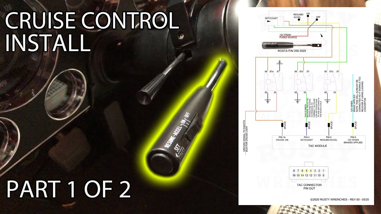 Project C10 - Installing Cruise Control - Part I