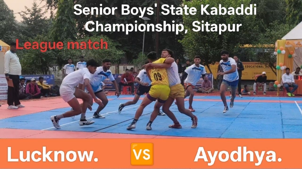 #video Lucknow mondal 🆚 Ayodhya Mondal Senior boys' State Kabaddi Championship, Sitapur  #kabaddi 