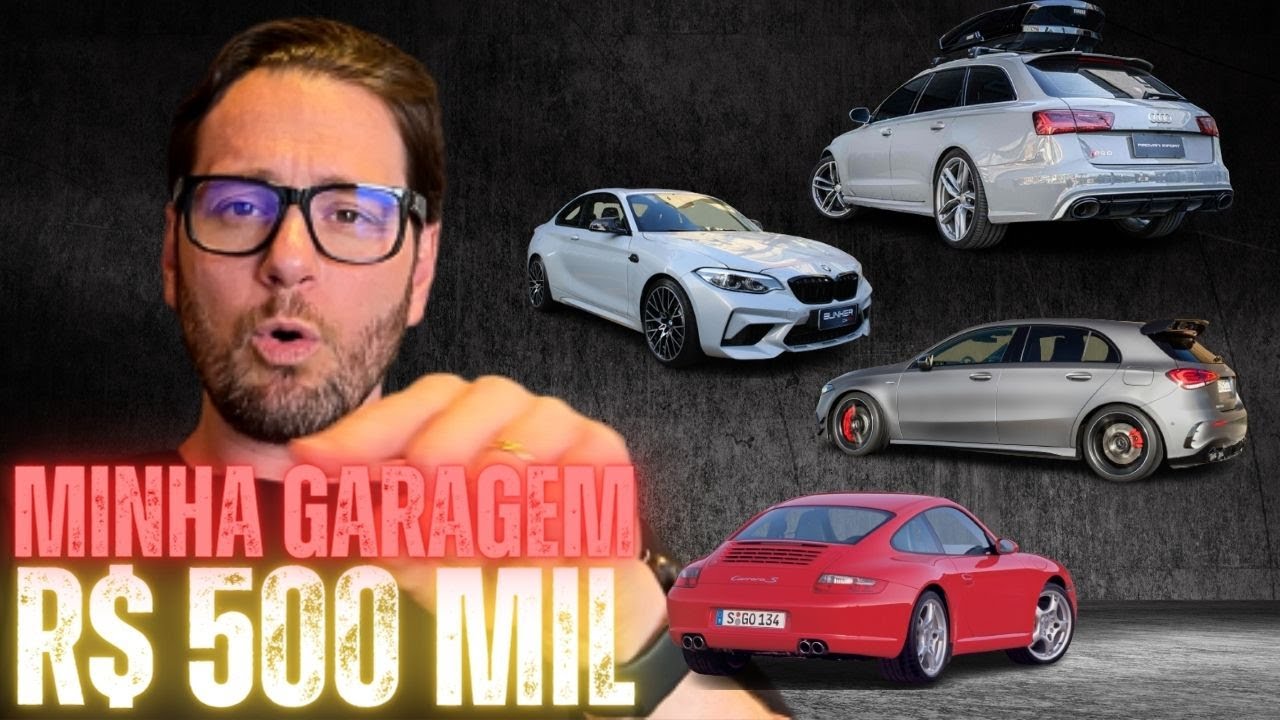 A MINHA GARAGEM COM MEIO MILHÃO NA CONTA