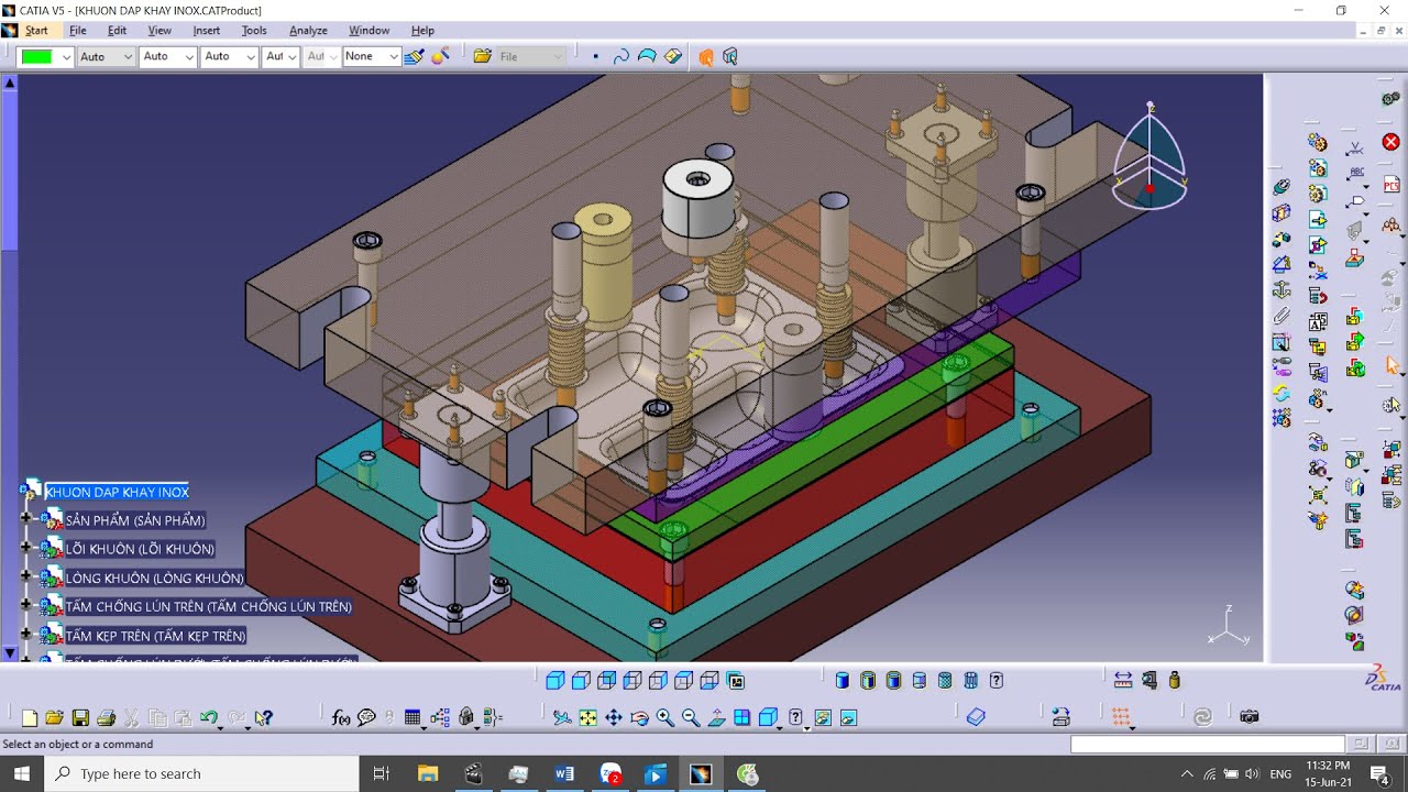 Thiết kế Khuôn Dập với Catia V5
