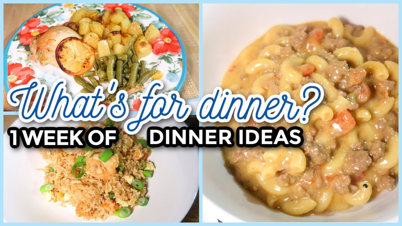 WHAT'S FOR DINNER? #268 | 7 Real-Life Family Meal Ideas