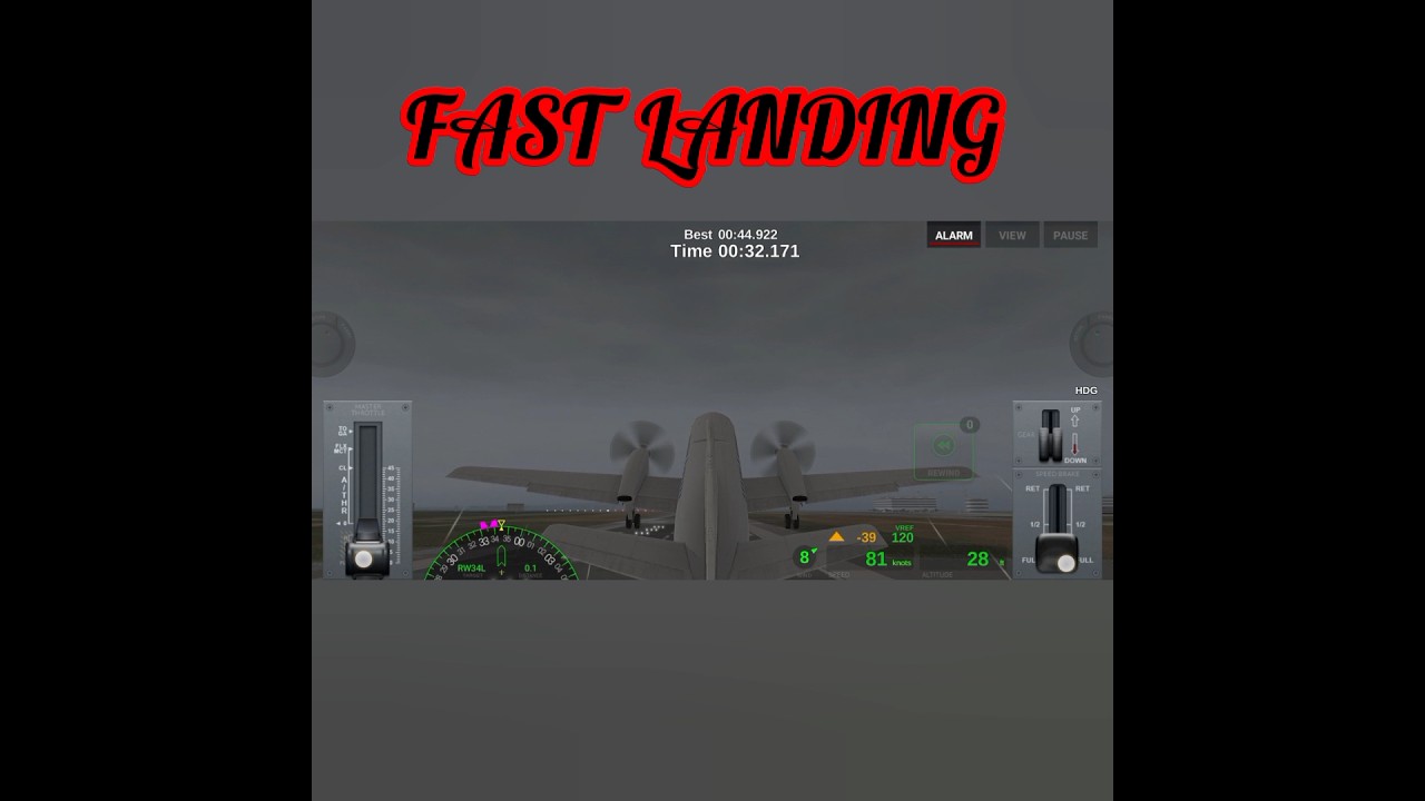 AIRLINE COMMANDER - FAST LANDING CHALLENGE ! AIRLINE COMMANDER !GAMING ! GAMEPLAY ! BY FLYWORLD