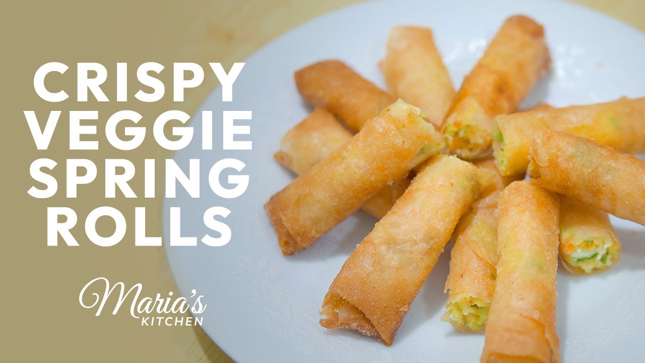 Golden & Crispy Vegetable Spring Rolls | Lumpiang Gulay