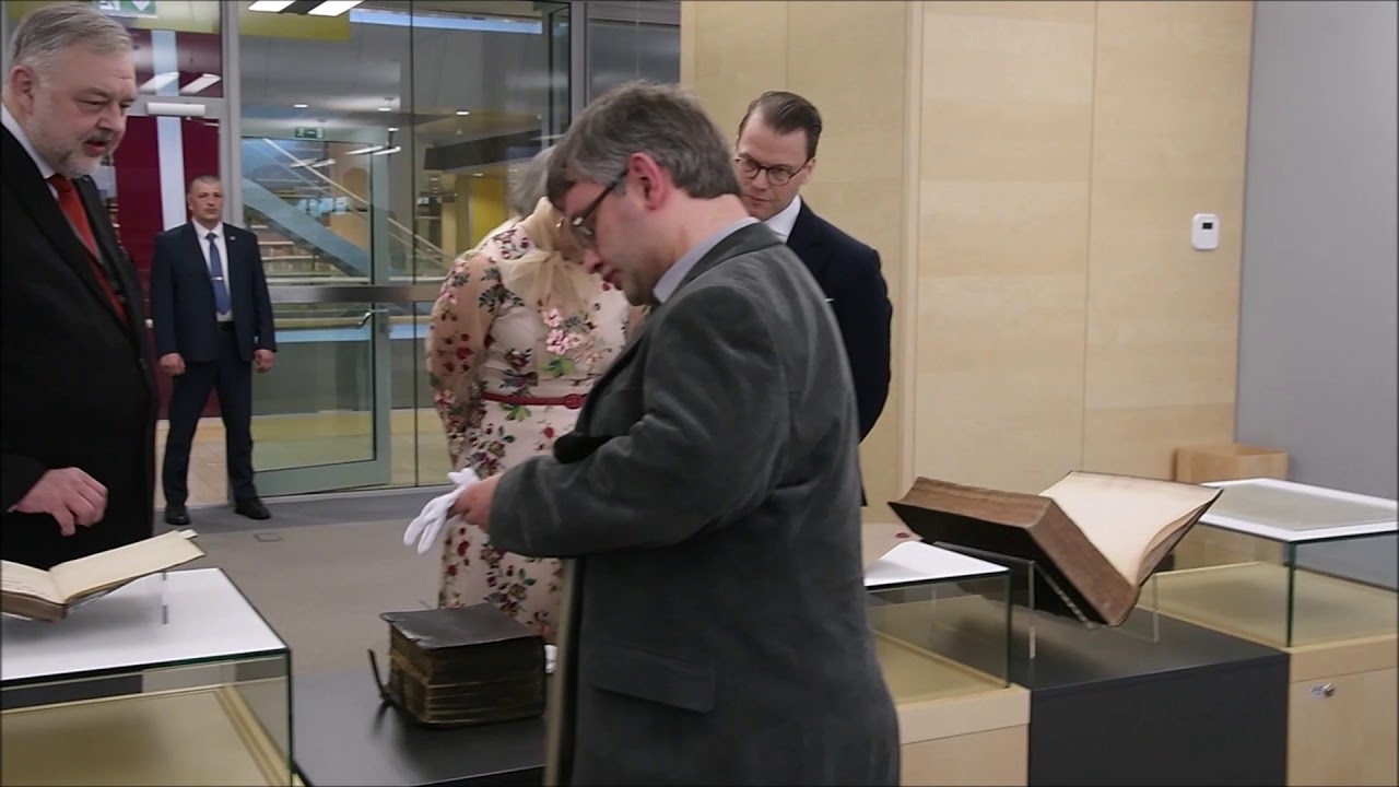 Crown Princess Victoria and Prince Daniel on a visit to Riga