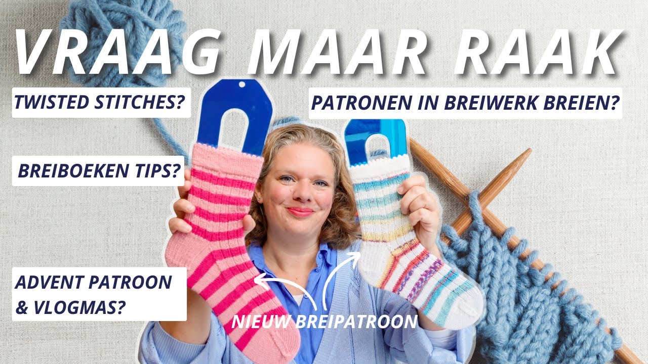 Vraag Maar Raak 6 | Twisted Stitches Voorkomen, Brei Boeken Tips, Patronen in Breiwerk Breien?