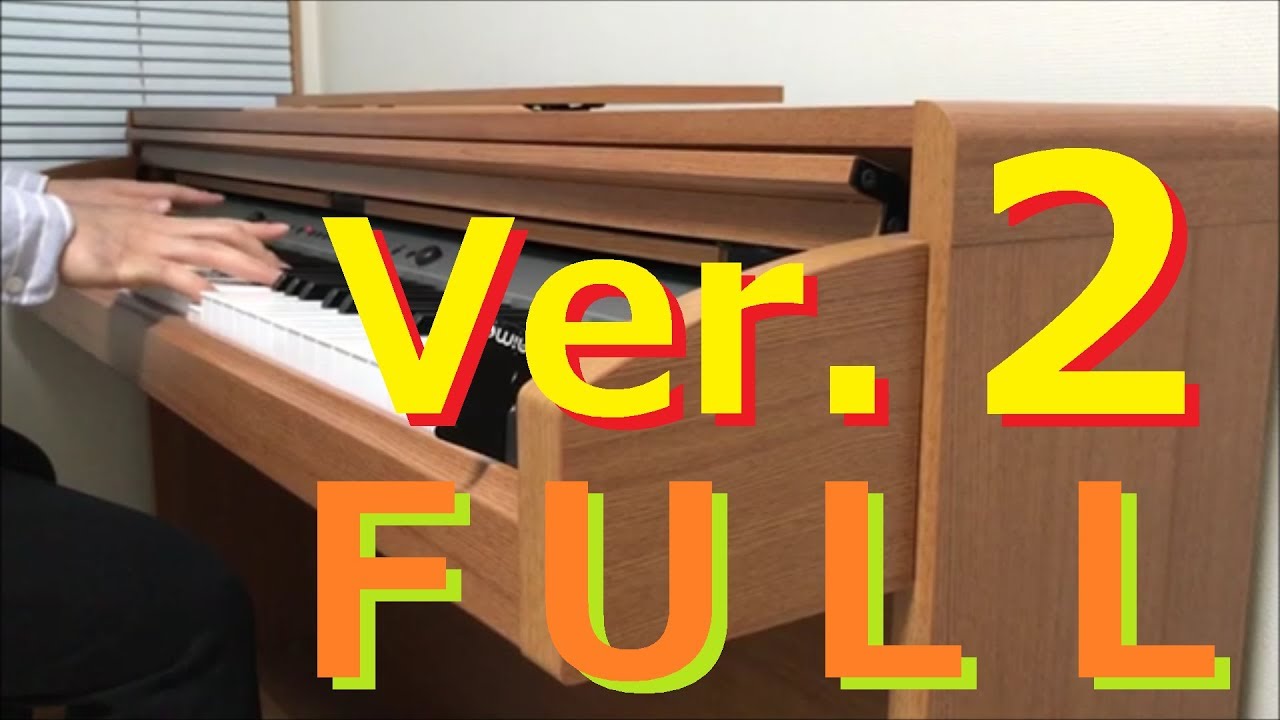【頭文字D Zero/7 椿ライン】THE TOP / KEN BLAST piano cover ver.2 イニシャルD Fifth Stage (5th) BGM ピアノ initial D