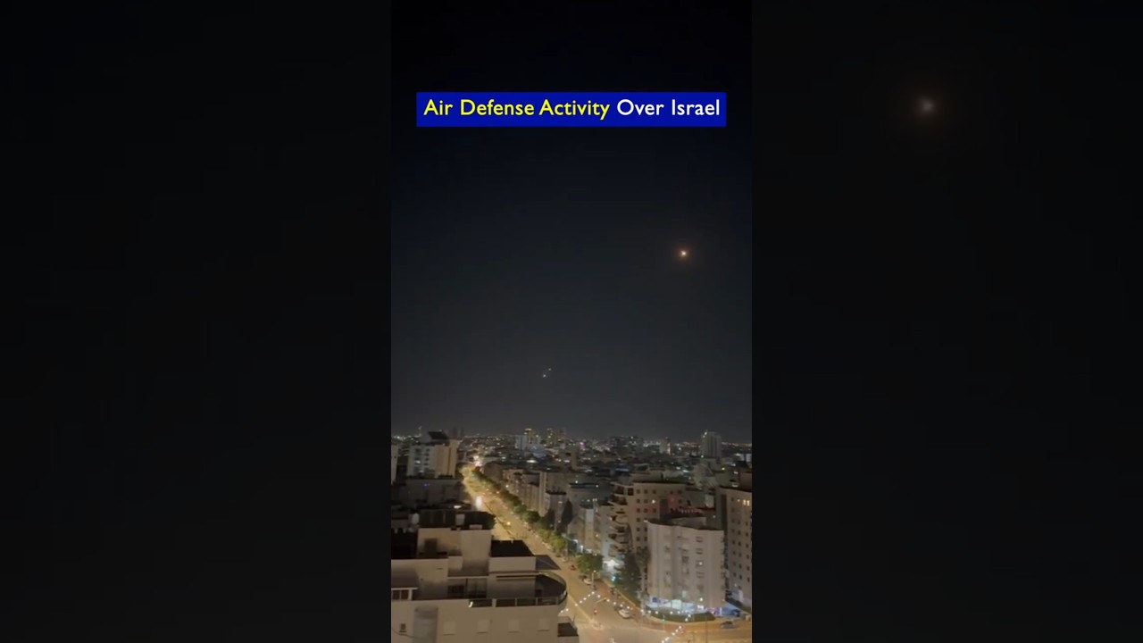 Iron Dome Intercepts Iranian Ballistic Missile at Extremely Close Range!!