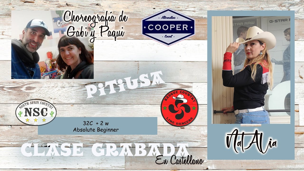 Pitiusa de Gabi Ibañez y Paqui Monroy - Clase de Country Line Dance