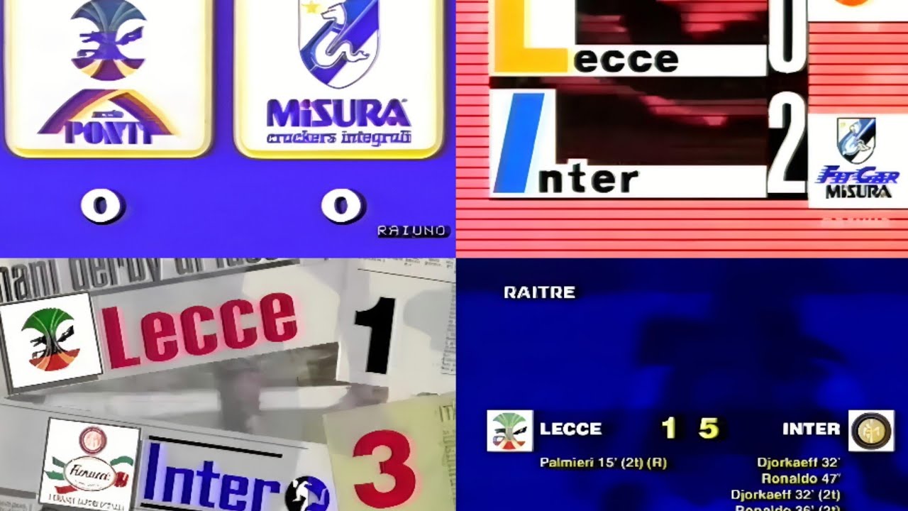 Lecce-Inter anni '90 - Domenica Sportiva 