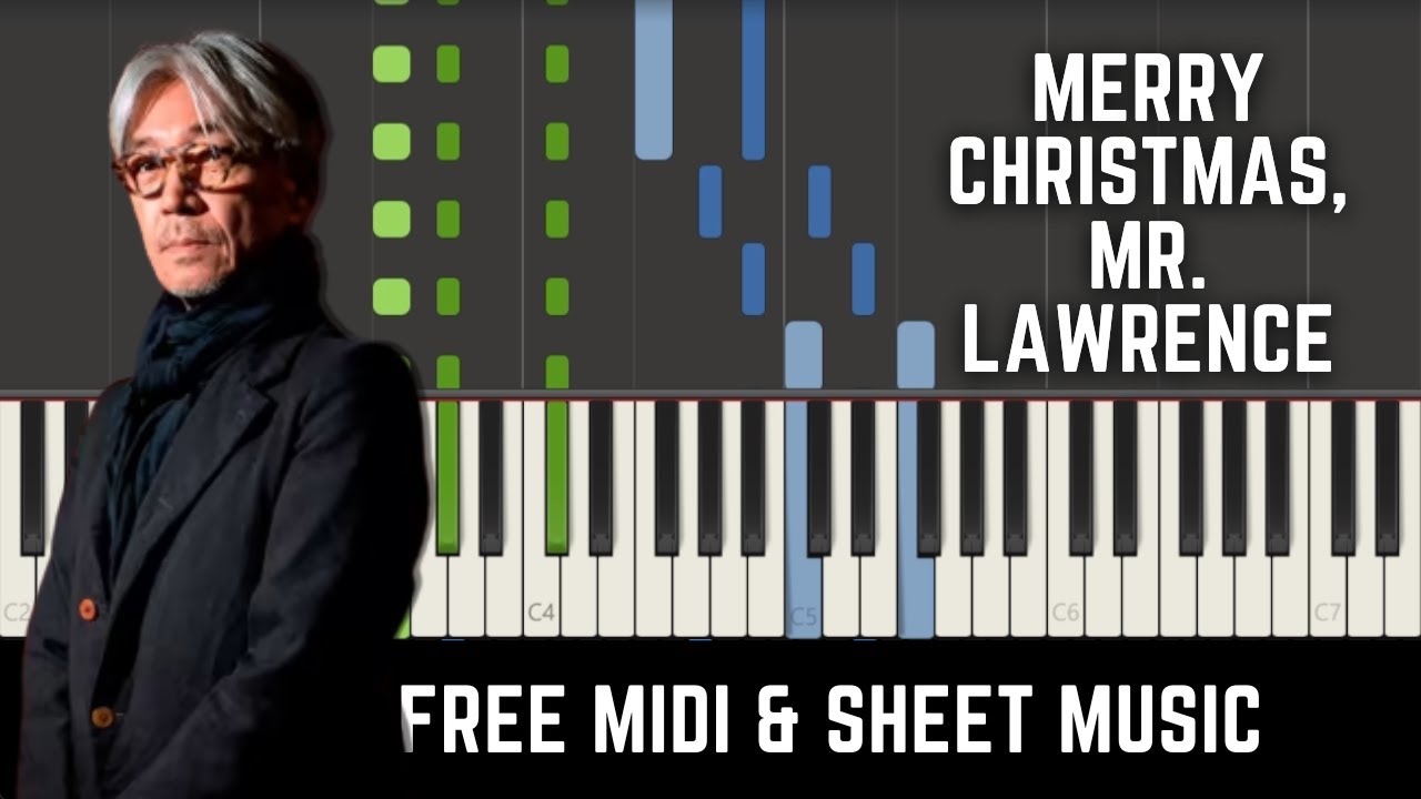 Ryuichi Sakamoto - Merry Christmas, Mr. Lawrence | Piano Tutorial [FREE MIDI & SHEET MUSIC]