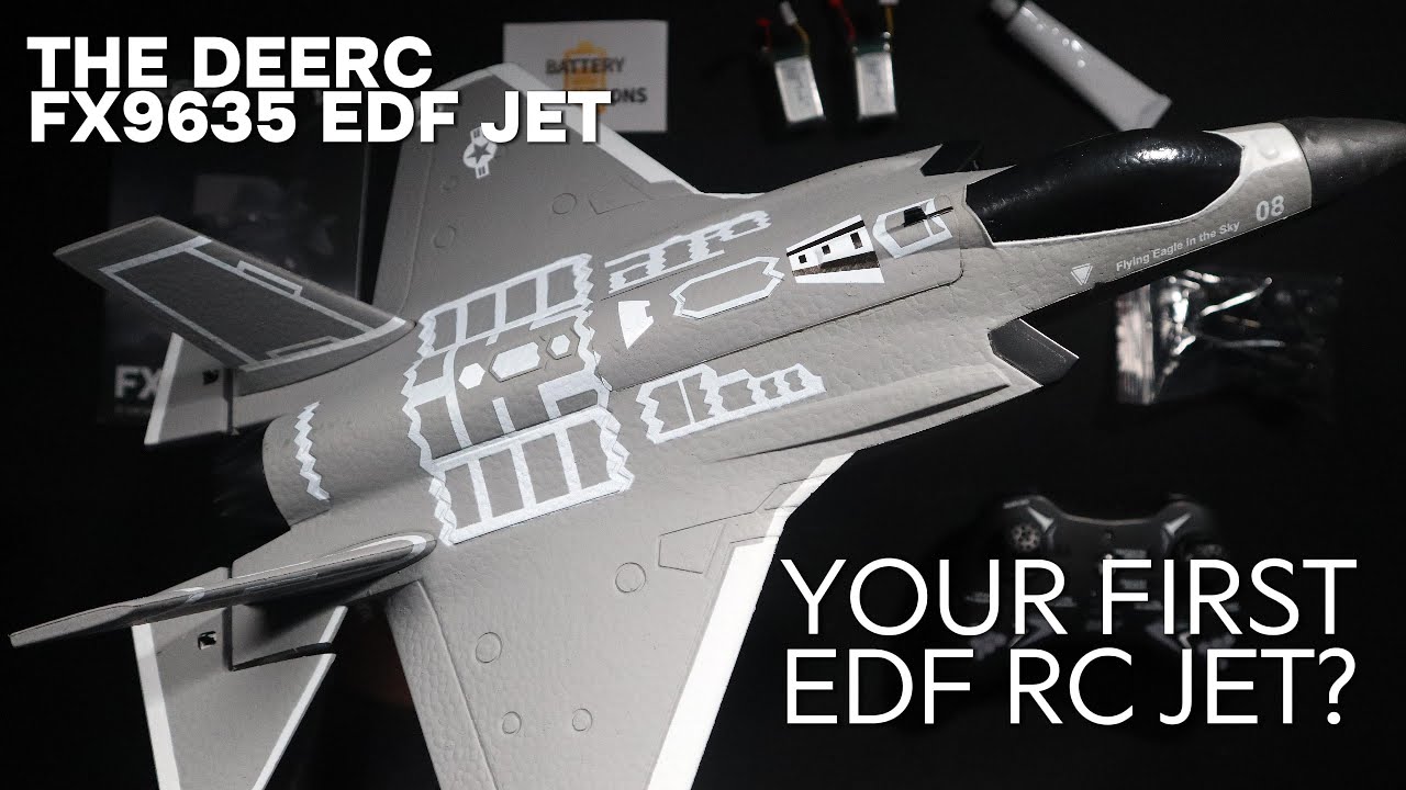 Soar to New Heights: DEERC F35 4-Channel Brushless EDF RC Plane