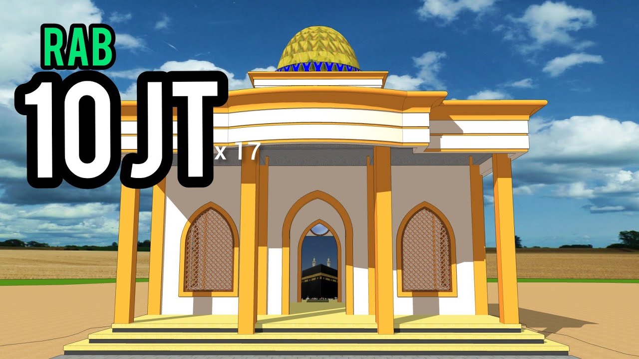 Desain Mushola 7 x 8 Versi KULI