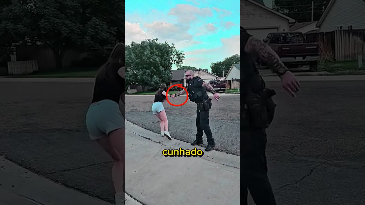 Ela desafiou um POLICIAL! #curiosidades #policia