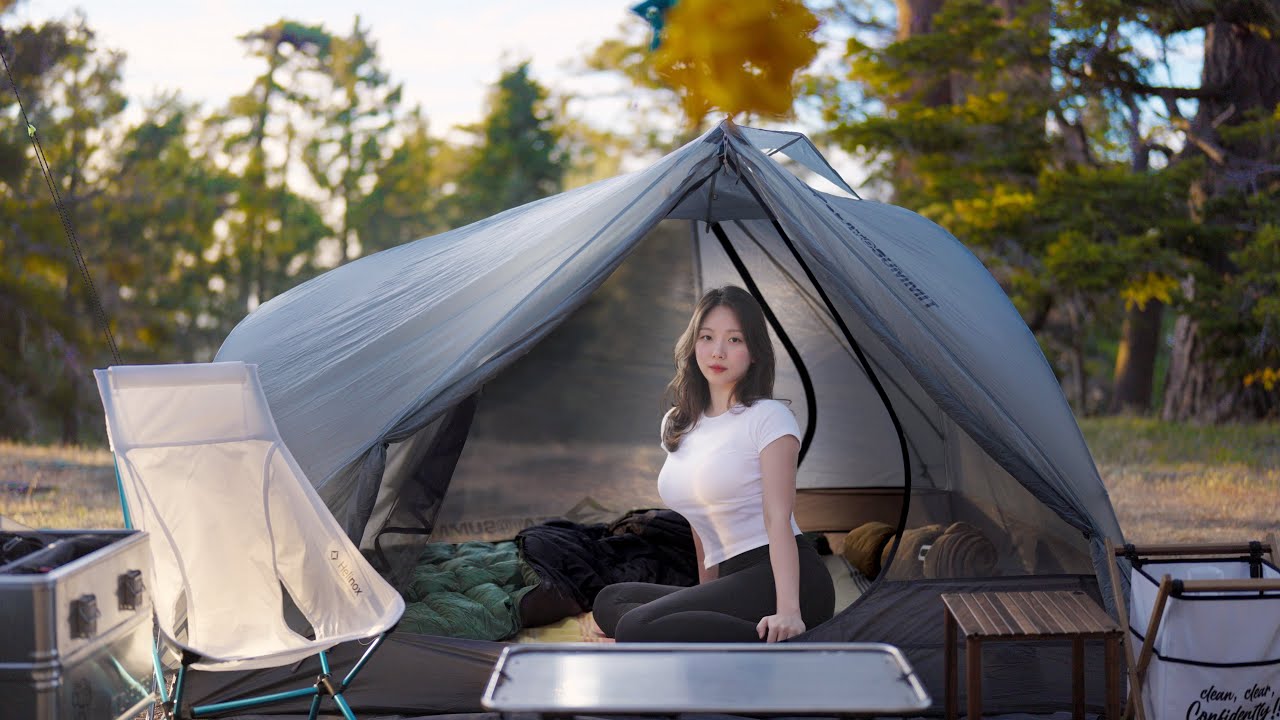Peaceful Mountain Camping with My Beautiful New Tarp | GGGR Jet Tarp