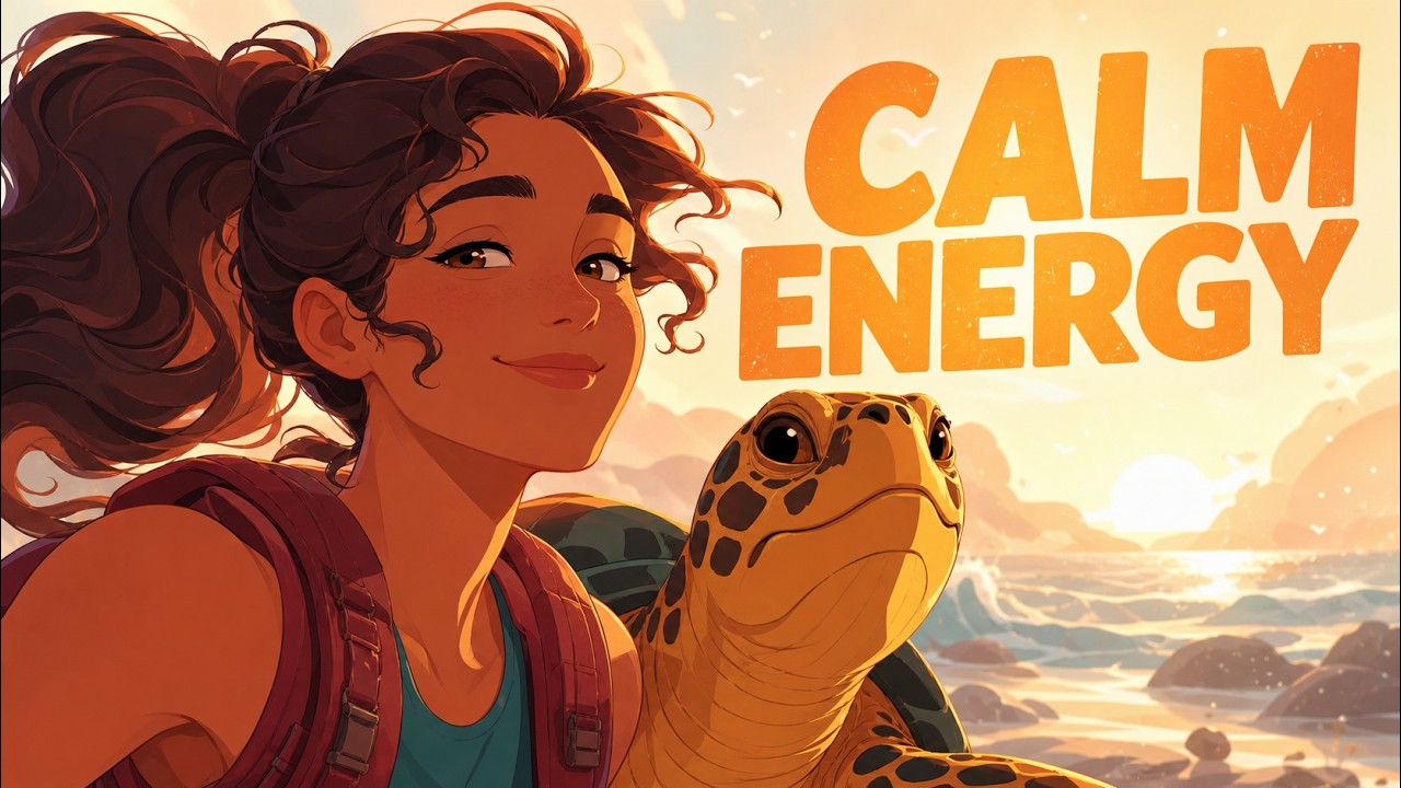 [chill pop] Calm Energy 🐢 Peaceful Running Music for Focus, Balance & Gentle Morning Strength