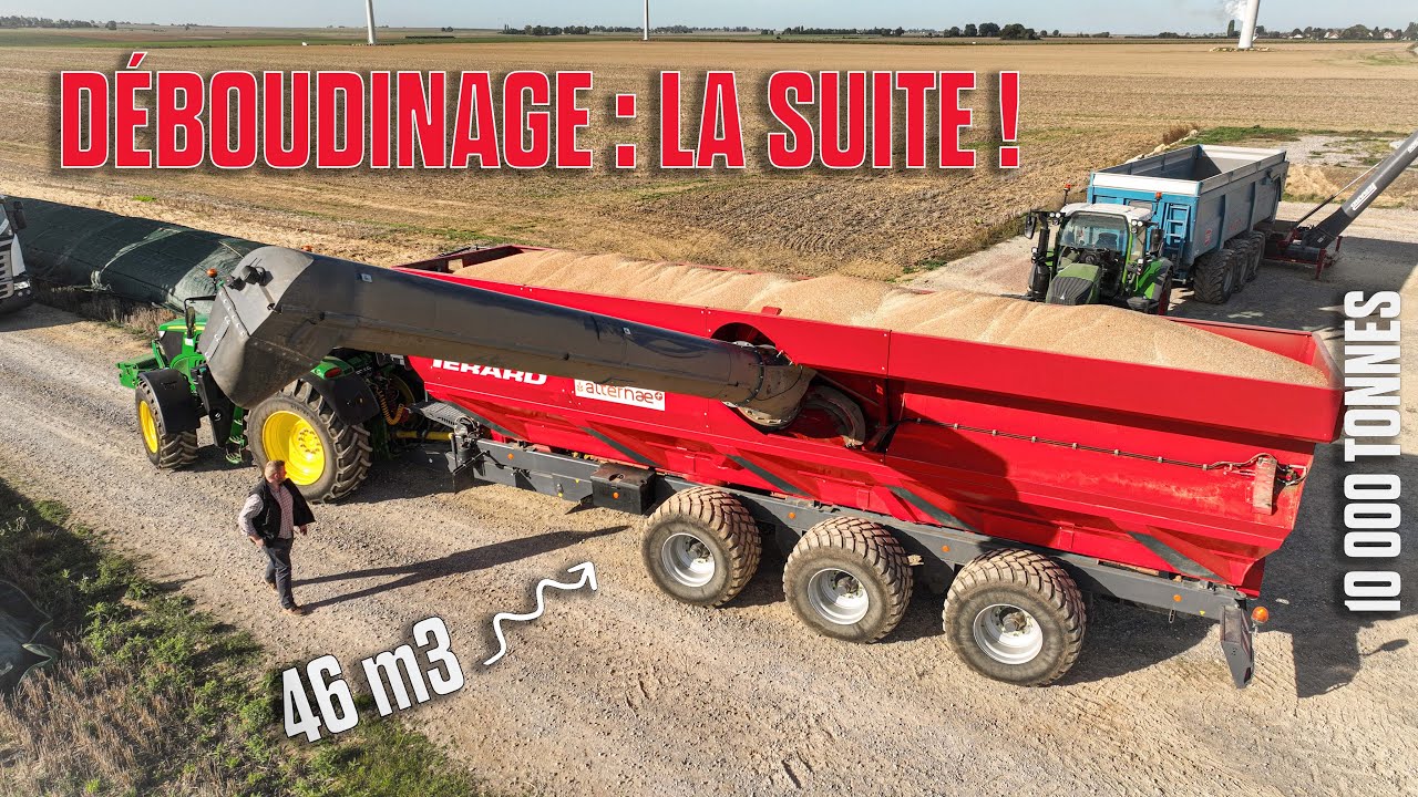 🌾 DÉSTOCKAGE de GRAIN en BOUDIN : la SUITE des 10 000 tonnes ! 😱