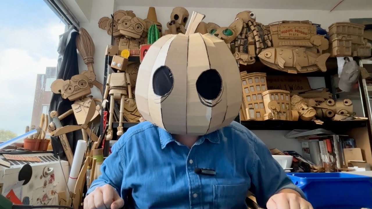 Создайте маску тыквы!! - CardboardAdventures.co.uk