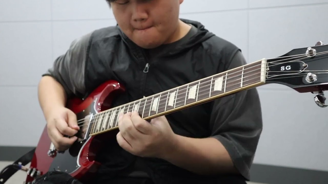 창원 이주찬기타-고1입시생의 살벌한 블루스 기타솔로(A7 Blues Guitar Solo)