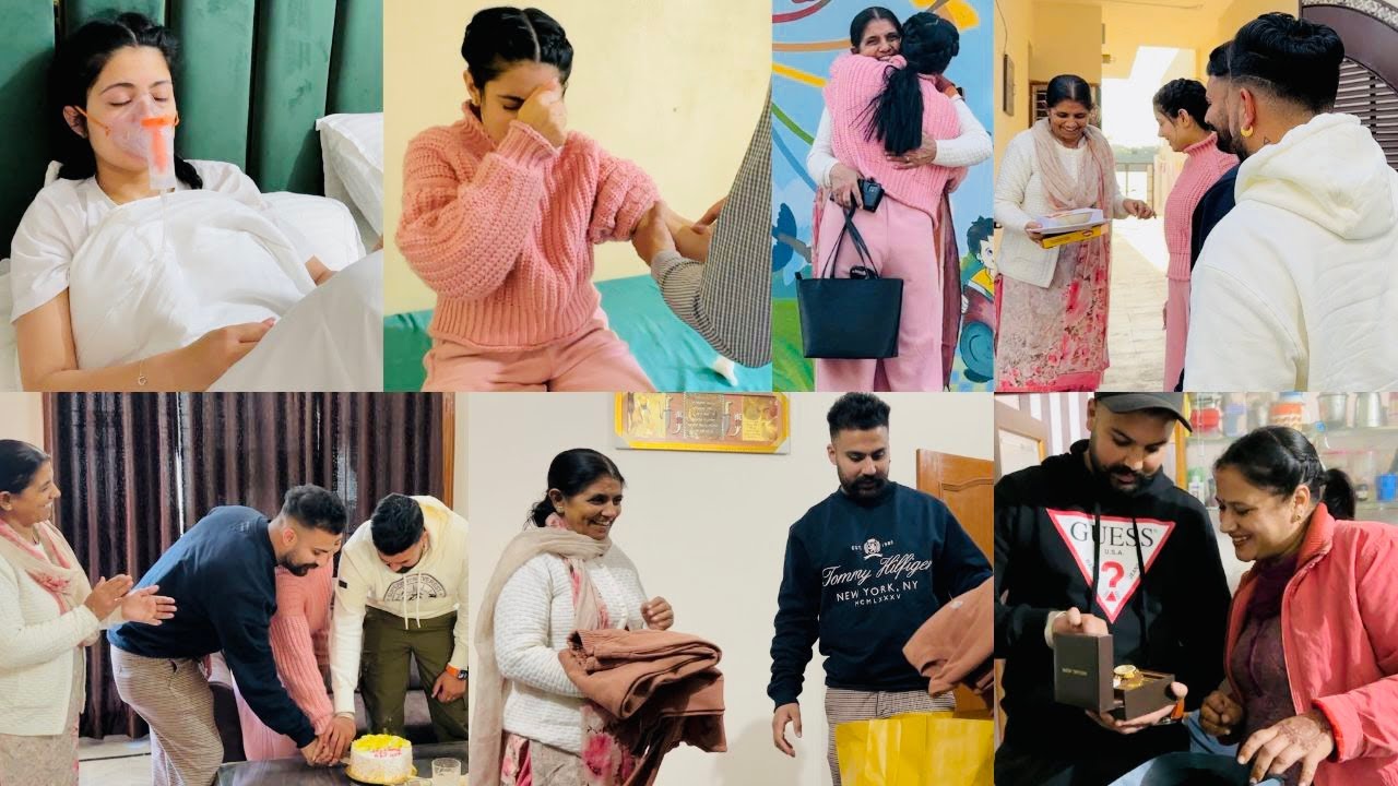 SOHRE GHAR HOYEA WELCOME | SURPRISE VISIT TO INDIA AFTER 4 YEARS | GIFTS UNBOXING | INDER & KIRAT