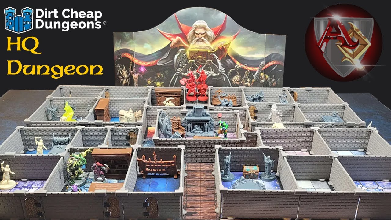 Dirt Cheap Dungeons' HQ Set Makes HeroQuest 3D || Unbox & Review