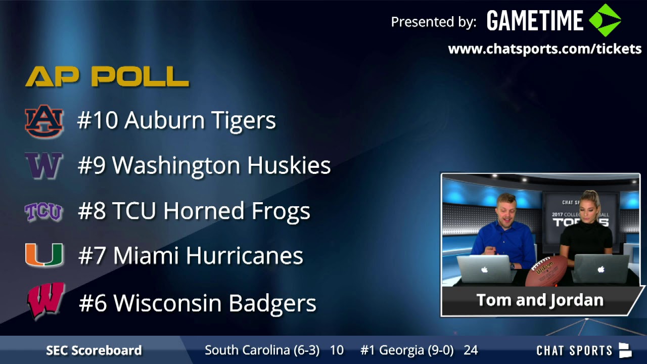 AP Top 25 Poll Released - Breakdown And Analysis For Week 11