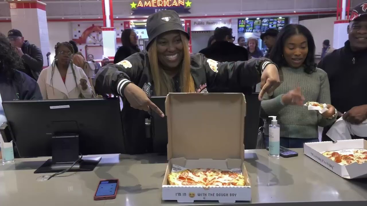 Ryan Cameron's Doughboy Pizza Ribbon Cutting