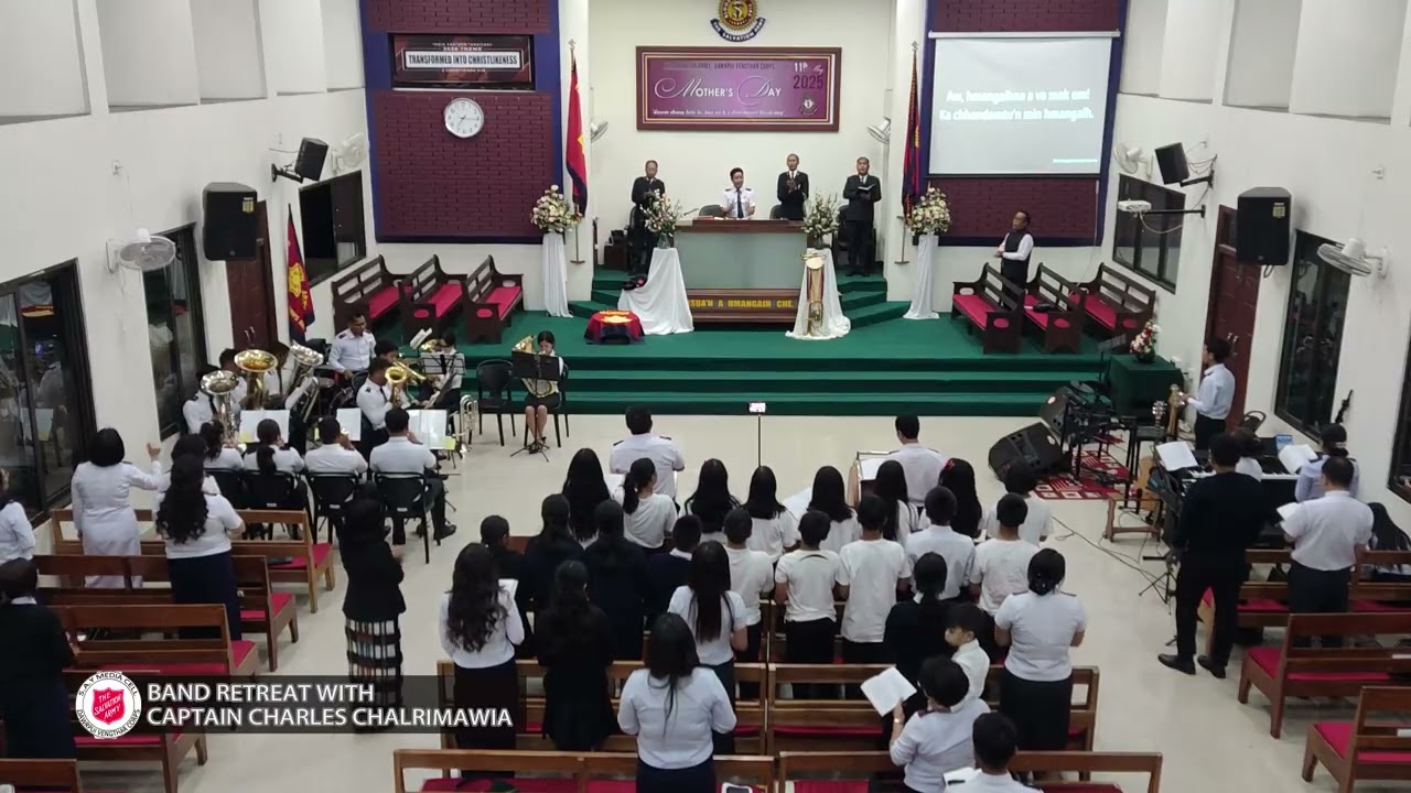 DPVT CORPS BAND RETREAT WITH CAPT.CHALRIMAWIA 2025